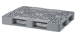 Поддон пластиковый перфорированный на трех полозьях 1200х1000х150