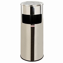 Урна с пепельницей 27 л, нержавеющая сталь, зеркальная, LAIMA PROFESSIONAL в Ростове-на-Дону