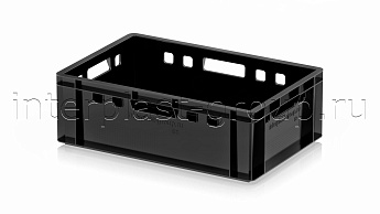 Ящик для мяса и колбасных изделий Е-2 черный в Ростове-на-Дону Ящик для мяса и колбасных изделий Е-2 черный в Ростове-на-Дону