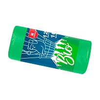 Мешки для мусора 120 л, биоразлагаемые, зеленые, рулон 10 шт., ПНД, 16 мкм, 1100х700 мм, БИО, МБ2158 (МНБ 120-10ж) в Ростове-на-Дону