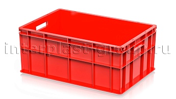 Ящик для молока, мяса, овощей и фруктов сплошной красный в Ростове-на-Дону