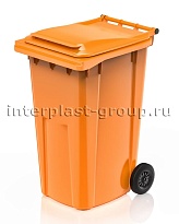 Контейнер для мусора 240 л оранжевый облегченный 240 оранжевый в Ростове-на-Дону
