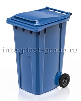 Контейнер для мусора 240 л голубой облегченный 240 голубой в Ростове-на-Дону