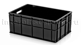 Ящик для молока, мяса, овощей и фруктов сплошной черный в Ростове-на-Дону